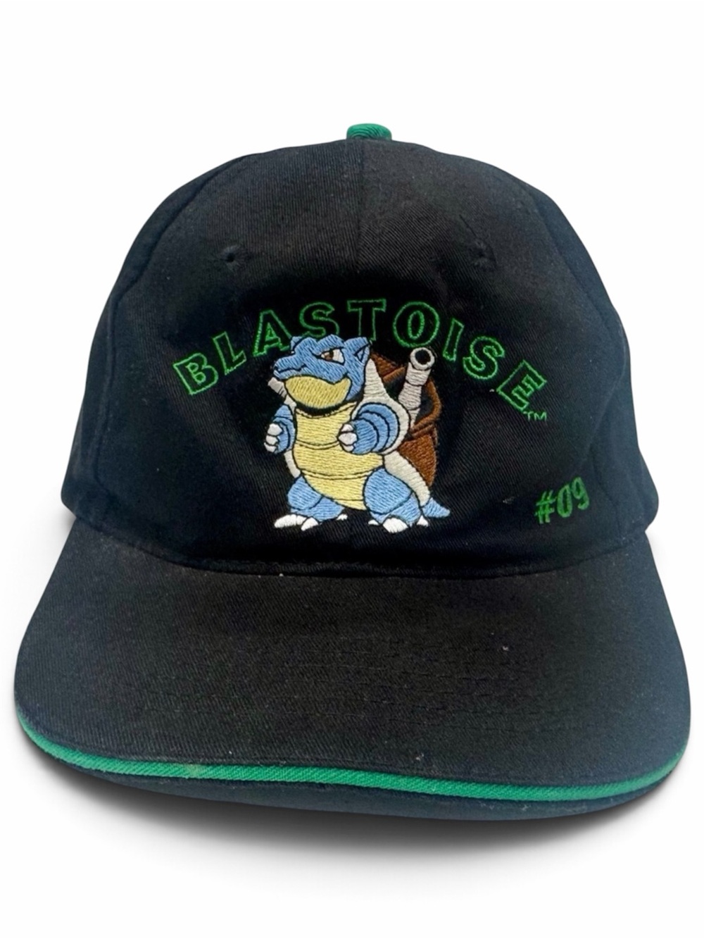 Vintage 90s Pokémon Blastoise #09 Nintendo Snapback Hat